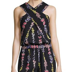 BCBG Max Azria ‘Isla’ Printed Romper